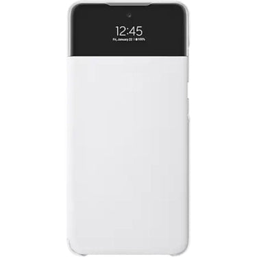 Samsung Galaxy A52 Smart S-View Wallet Cover - White - Accessories